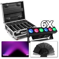 BeamZ BBB612 LED BAR lichtset + Flightcase met laadfunctie