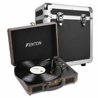 Fenton RP115B platenspeler met Bluetooth en platenkoffer