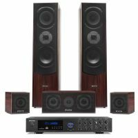 Fenton home cinema set Bluetooth - Complete 510W surround set - Walnoot