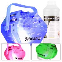 BeamZ B500LED bellenblaasmachine inclusief 1 liter bellenblaasvloeistof