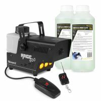 BeamZ RAGE600LED rookmachine met 2 liter rookvloeistof en draadloze afstandsbediening - 600W