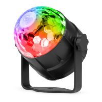 Retourdeal - Fuzzix Tornado RGB Discolamp met zuignapstandaard en bevestigingsbeugel