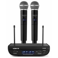 Gelijk instinct Roestig Vonyx WM82 draadloze microfoonset met twee UHF handmicrofoons kopen?