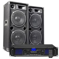 MAX215 DJ luidspreker en Bluetooth versterker 4000W