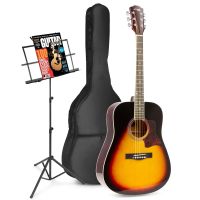 Ambitieus Geroosterd wakker worden MAX SoloJam Western akoestische gitaar starterset met muziekstandaard -  Hout kopen?