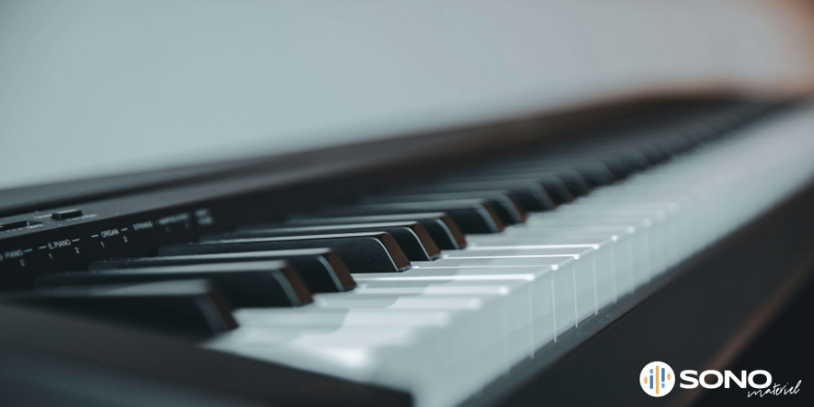 Clavier électronique noir 