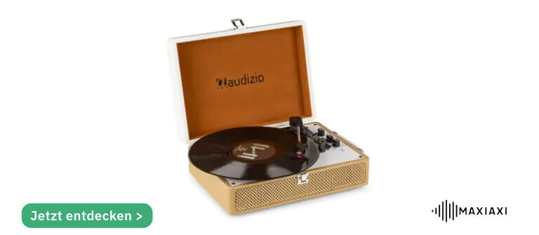 Audizio RP119 - Retro-Schallplattenspieler